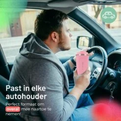 Triple J® Koffiebeker To Go - Thermosbeker - BPA & Lekvrij - 510ml - Roze -Servies Serie Winkel 1200x1200 500