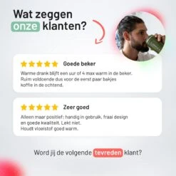 Triple J® Koffiebeker To Go - Thermosbeker - BPA & Lekvrij - 510ml - Roze -Servies Serie Winkel 1200x1200 505