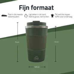 GOAT Outdoor RVS Koffiebeker To Go - Thermosbeker - Theebeker - Reisbeker - Lekvrij - 380ml - Groen 11 GOAT Outdoor RVS Koffiebeker To Go - Thermosbeker - Theebeker - Reisbeker - Lekvrij - 380ml - Groen -Servies Serie Winkel 1200x1200 520