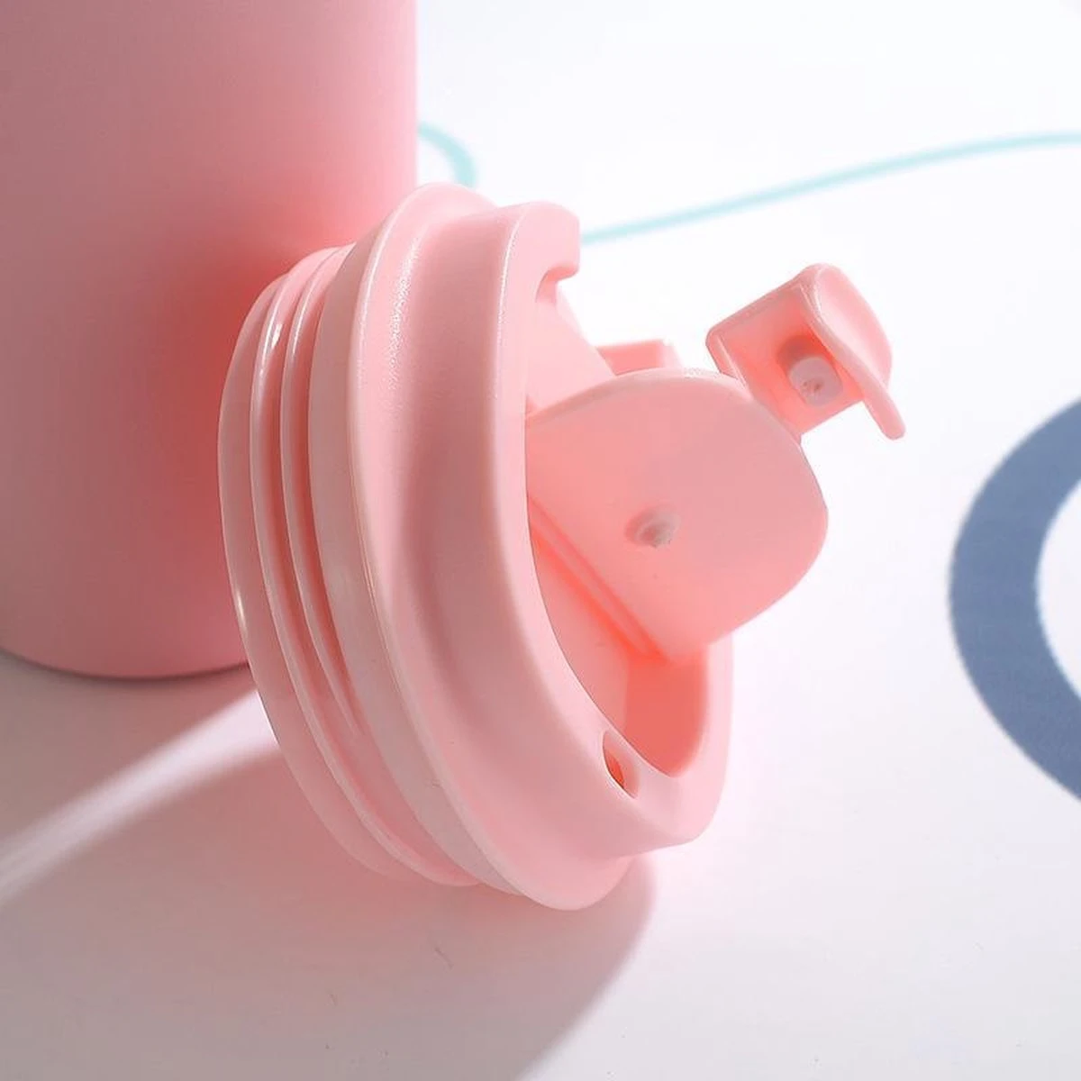 Koffiebeker To Go | Lekvrije Thermosbeker | Thermosfles | RVS Reisbeker | Dubbelwandige Travel Mug | 350 Ml | Roze 5 Koffiebeker To Go | Lekvrije Thermosbeker | Thermosfles | RVS Reisbeker | Dubbelwandige Travel Mug | 350 Ml | Roze - Afbeelding 5