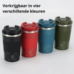 Castagnola Design RVS Koffiebeker To Go - Blauw - 380ml - Thermosbeker - Theebeker -Servies Serie Winkel 1200x1200 594
