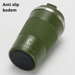 Castagnola Design RVS Koffiebeker To Go - Groen - 380ml - Thermosbeker - Theebeker -Servies Serie Winkel 1200x1200 615