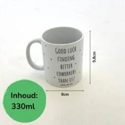 Merkloos Afscheidsmok | Afscheid Collega | Koffiemok | Mok 300 Ml | Mok | Keramische Mok -Servies Serie Winkel 1200x1200 650