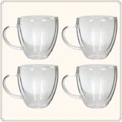 OTIX Dubbelwandige Koffieglazen - Koffiekopjes - 180 Ml - Set Van 4 - Transparant - Latte Macchiato Glazen 11 OTIX Dubbelwandige Koffieglazen - Koffiekopjes - 180 Ml - Set Van 4 - Transparant - Latte Macchiato Glazen -Servies Serie Winkel 1200x1200 680