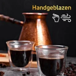 Dubbelwandige ESPRESSO Glazen Van Borosilicaat - Warme En Koude Dranken Kopjes - 70 ML - Set Van 4 -Servies Serie Winkel 1200x1200 711