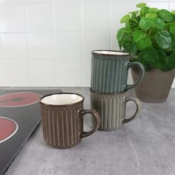 OTIX Koffiekopjes - Met Oor - Set Van 4 - Aardewerk - 200 Ml -Servies Serie Winkel 1200x1200 744