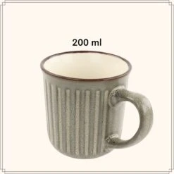 OTIX Koffiekopjes - Met Oor - Set Van 4 - Aardewerk - 200 Ml -Servies Serie Winkel 1200x1200 747