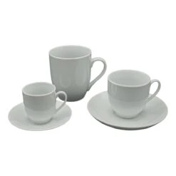 4goodz Porseleinen Servies 6 Persoons 50-delig - Startset - Wit -Servies Serie Winkel 1200x1200 844
