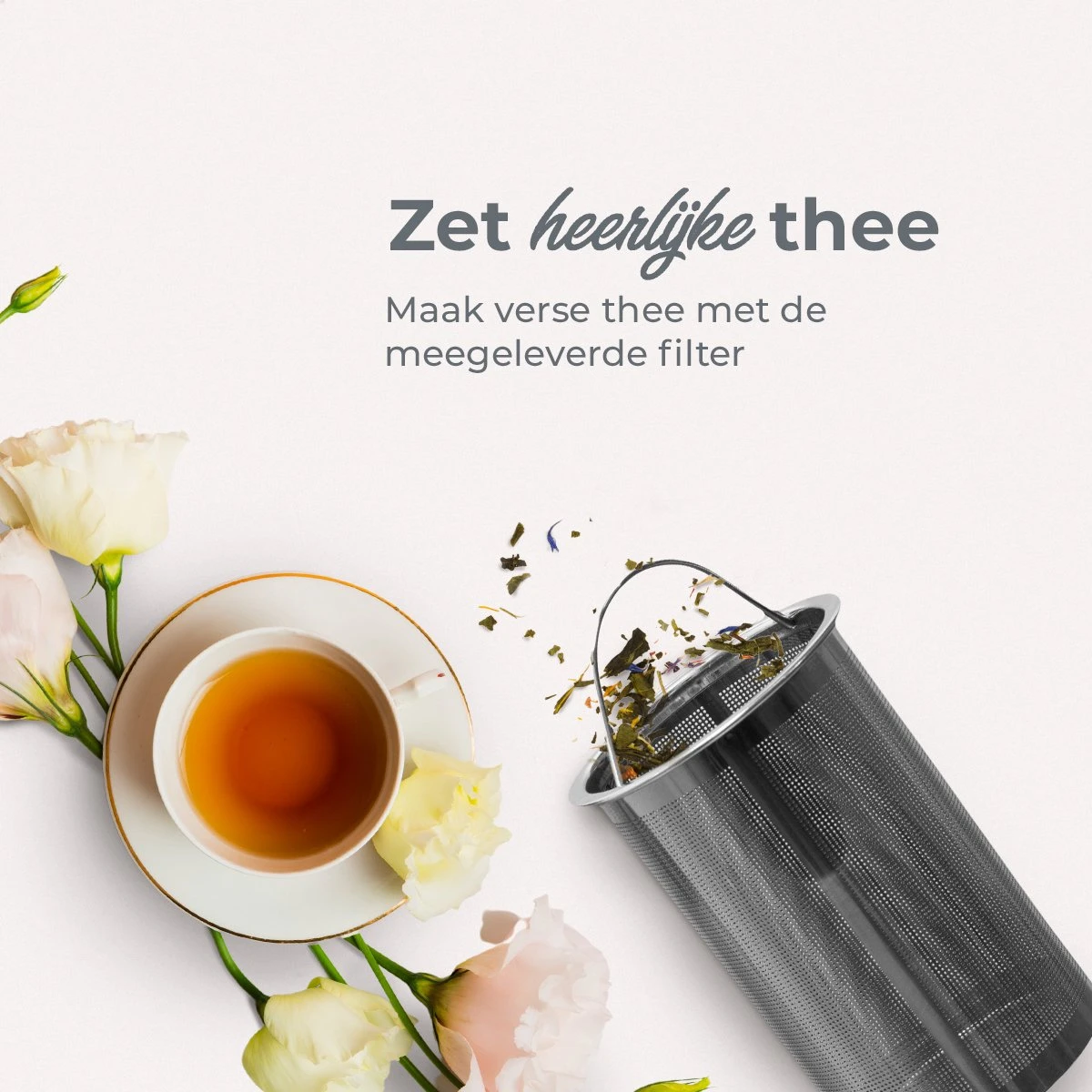 Vaja® Theepot Juliette Met Filter - Dubbelwandig -Theekan 1.0L - Glimmend Zwart 2 Vaja® Theepot Juliette Met Filter - Dubbelwandig -Theekan 1.0L - Glimmend Zwart - Afbeelding 2