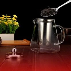 Procidi® Glazen Theepot Met Filter - Theekan Met Infuser - Dubbelwandig Borosilicaat Glas - Thee Thermoskan - Koffiekan 950 ML - Teapot -Servies Serie Winkel 1200x1200 980