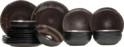 Studio Tavola Serviesset Dark Brown 18-Delig -Servies Serie Winkel 1200x463 1