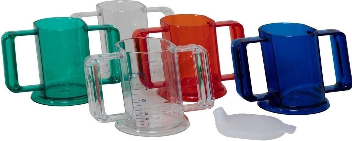 HandyCup Met Deksel - Transparant Met Maatvoering 4 HandyCup Met Deksel - Transparant Met Maatvoering - Afbeelding 4