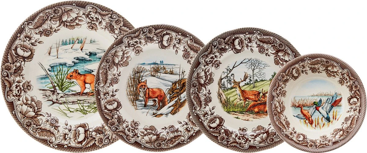 Karaca Legend Grove 24-delig Porselein Servies Voor 6 Personen