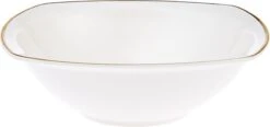 Karaca Adelia -24 Delig-voor 6 Personen -porselein -gouden Half Vierkant Serviesset-goud&wit -Servies Serie Winkel 1200x564