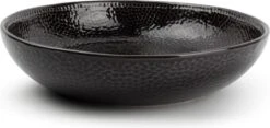 GLAMOMAX'S Choice - Serviesset Black Mielo - Inclusief Koperkleurig Bestekset - 4 Persoons - Aardewerk - Zwarte Borden - Dinerborden - Bordenset -Servies Serie Winkel 1200x569 1