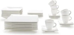 Maxwell & Williams East Meets West Serviesset - 6 Personen- 30 Delig - Wit -Servies Serie Winkel 1200x577
