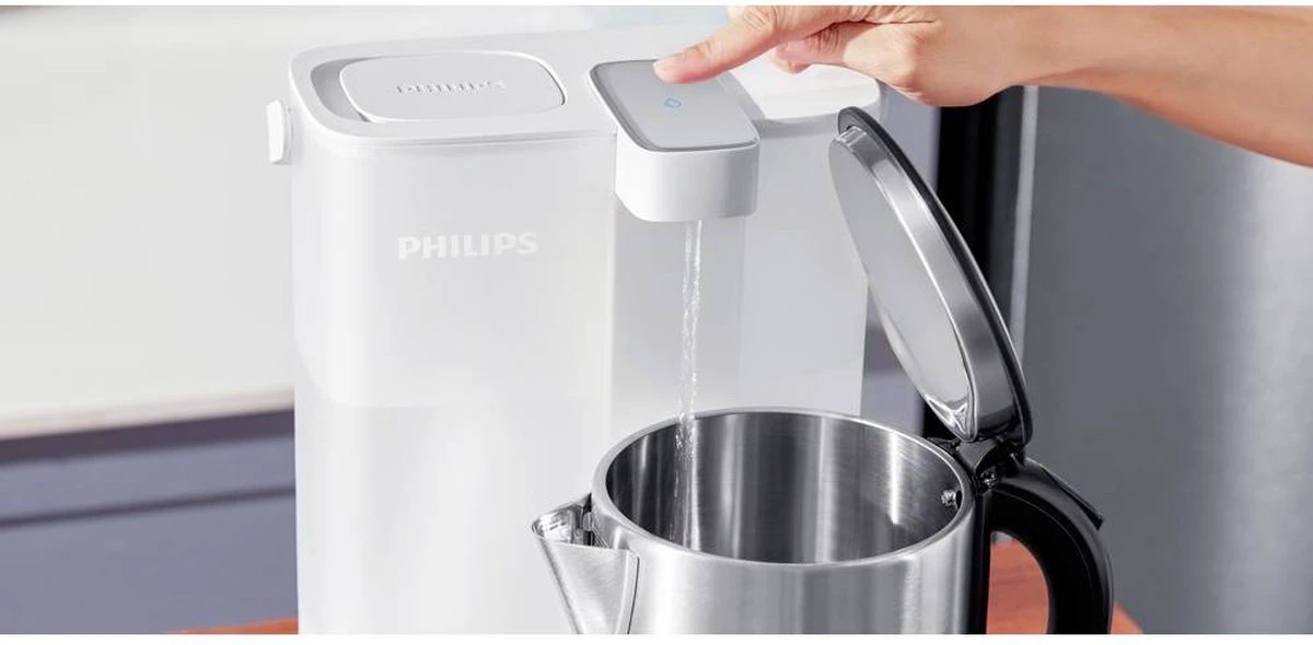Philips Water Instant Water Filter - 3 L Inhoud, 1 L/min Snelle Doorstroming, Oplaadbaar Via USB-C 5 Philips Water Instant Water Filter - 3 L Inhoud, 1 L/min Snelle Doorstroming, Oplaadbaar Via USB-C - Afbeelding 5