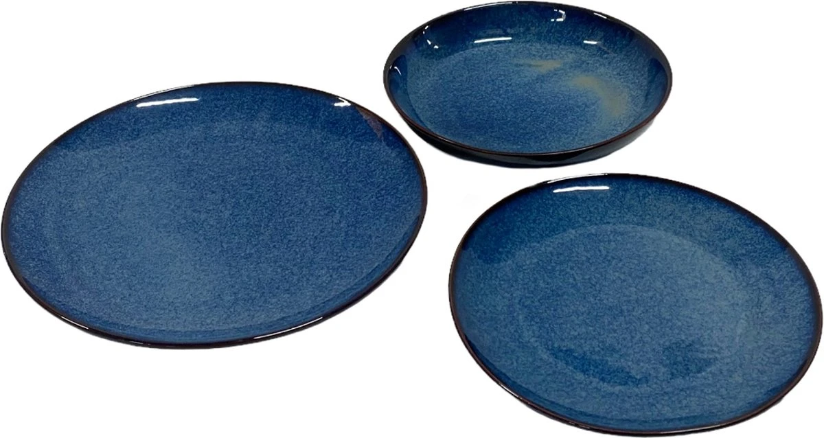 Serviesset 24-delig 6 Personen - Sunrise Hemelsblauw 6 Serviesset 24-delig 6 Personen - Sunrise Hemelsblauw - Afbeelding 6