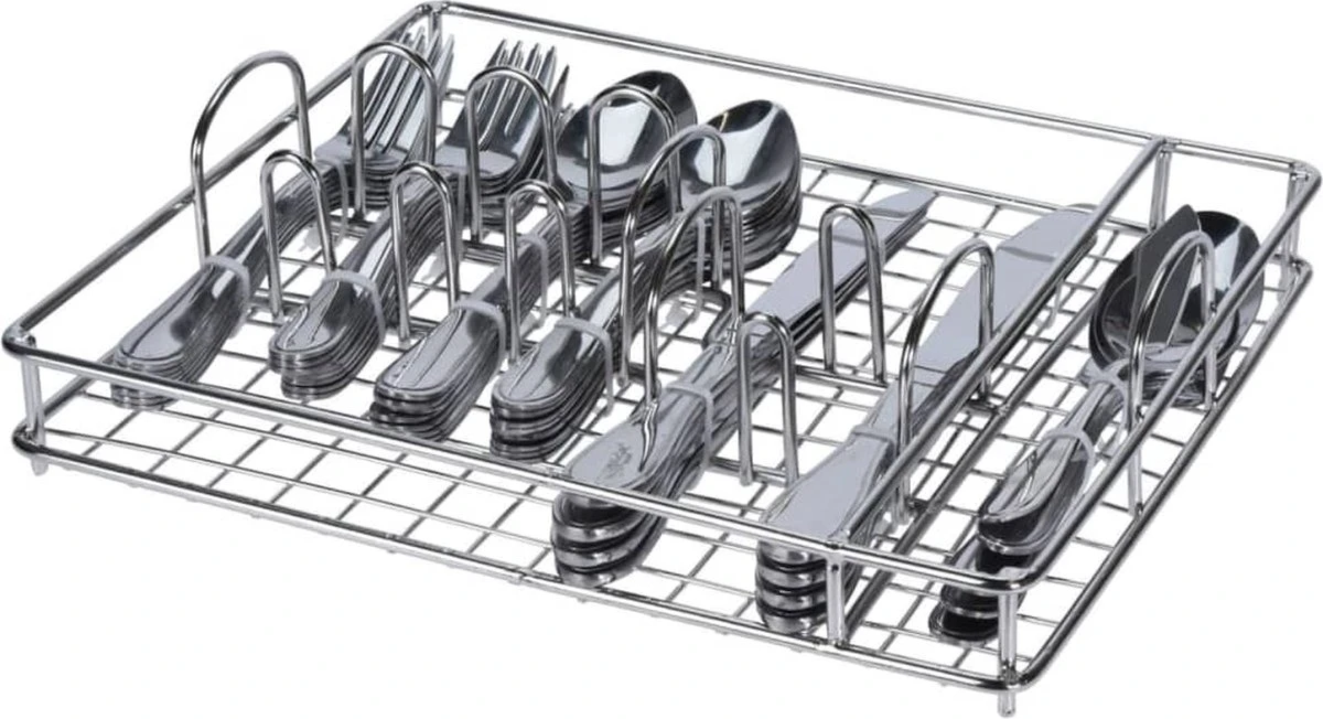 Merkloos Bestekset 45dlg - RVS - Kwaliteit Van 2 Merkloos Bestekset 45dlg - RVS - Kwaliteit Van - Afbeelding 2