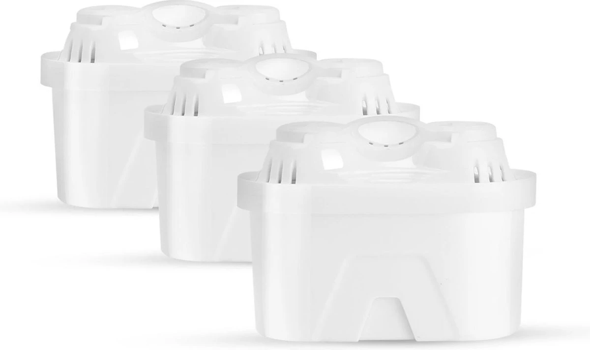 Aigostar Waterfilterpatronen Pure - 3 Stuks - Waterfilter - Filterpatronen - Brita Maxtra+ Compatible 1 Aigostar Waterfilterpatronen Pure - 3 Stuks - Waterfilter - Filterpatronen - Brita Maxtra+ Compatible