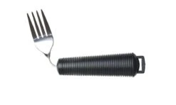 Merkloos Aangepast Dik Bestek 4-delige Set, Bestekset. Verdikt Handvat Met Soft Grip. Buigzaam / Buigbaar. Zwart -Servies Serie Winkel 1200x720 2