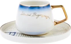 KARACA -ISTANBUL- 12 DELIGE- KOFFIEKOPJES VOOR 6 PERSONEN SET-Karaca Istanbul Set Van 12 Koffiekopjes 90 Ml- Moccamokken -espressokopjes Set Van Porselein, 6 Personen Robuuste Mokkatas, Porselein -Servies Serie Winkel 1200x752 4