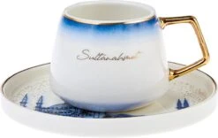 KARACA -ISTANBUL- 12 DELIGE- KOFFIEKOPJES VOOR 6 PERSONEN SET-Karaca Istanbul Set Van 12 Koffiekopjes 90 Ml- Moccamokken -espressokopjes Set Van Porselein, 6 Personen Robuuste Mokkatas, Porselein -Servies Serie Winkel 1200x757