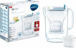 BRITA - Waterfilterkan Style Cool - Blauw - 2,4L + 3 MAXTRA+ Waterfilterpatronen -Servies Serie Winkel 1200x769