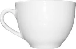 Merkloos Koffie Kopjes – Koffiekopjes – Koffiemokken – Cappuccino – Set Van 6 – Porselein – 250 Ml – Wit -Servies Serie Winkel 1200x774 1