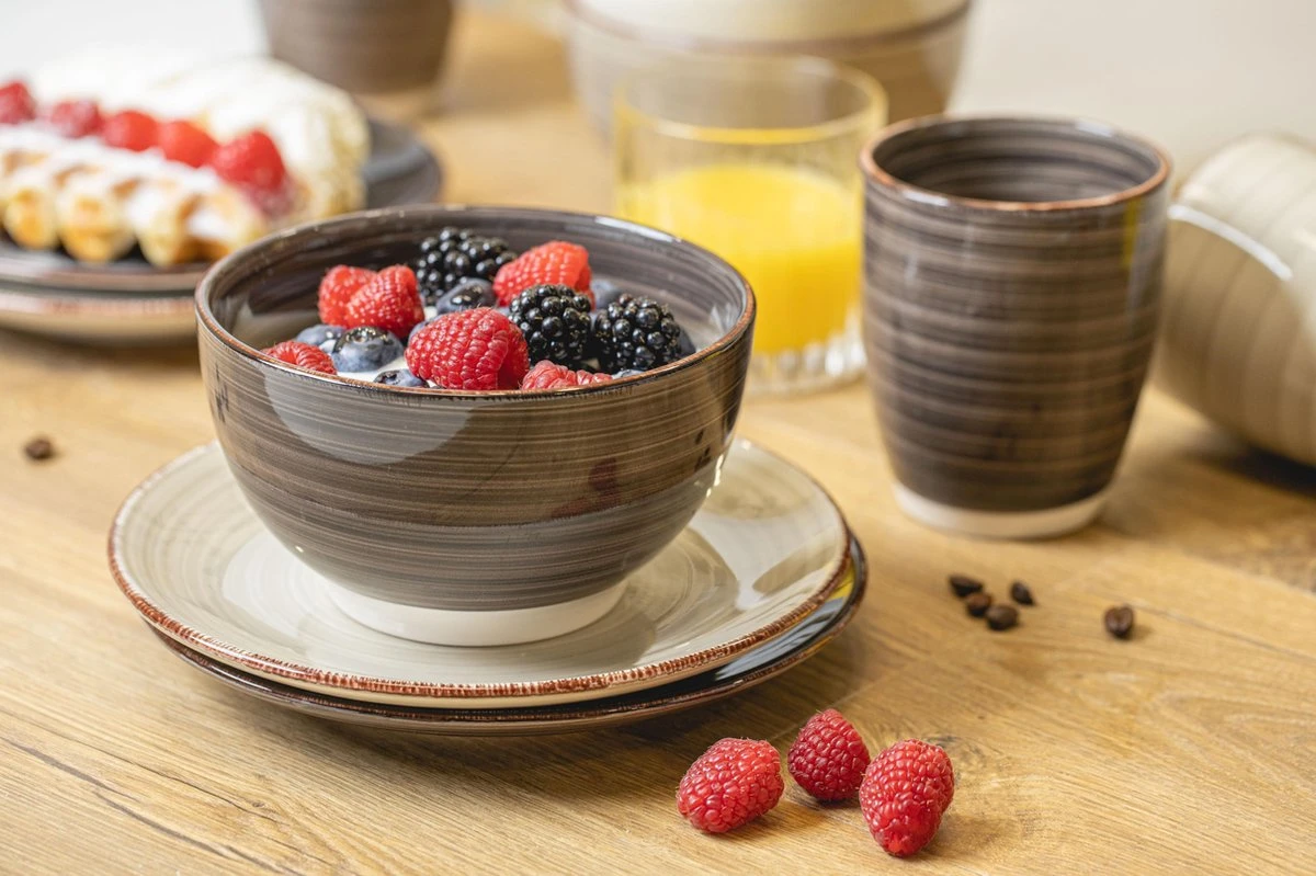 Studio Tavola Kommen Vintage Loft ø 14 Cm - 6 Stuks 2 Studio Tavola Kommen Vintage Loft ø 14 Cm - 6 Stuks - Afbeelding 2