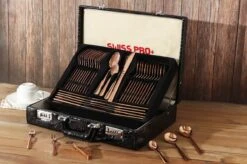 Swiss Pro+ Bestekset In Koffer-72 Delig-12 Persoons-Zwitsers Kwaliteit-Complete Set-100% Roestvrijstaal-Rose Gold 24k-Rose Goud 24K -Servies Serie Winkel 1200x799 46