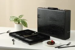 Swiss Pro+ Bestekset In Koffer-72 Delig-12 Persoons-Zwitsers Kwaliteit-Complete Set-100% Roestvrijstaal- Zwart -Servies Serie Winkel 1200x799 81