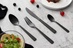 Swiss Pro+ Bestekset In Koffer-72 Delig-12 Persoons-Zwitsers Kwaliteit-Complete Set-100% Roestvrijstaal- Zwart -Servies Serie Winkel 1200x799 87