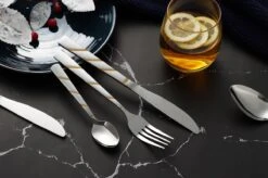 Swiss Pro+ Bestekset In Koffer-72 Delig-12 Persoons-Zwitsers Kwaliteit-Complete Set-100% Roestvrijstaal-Modern Gold -Servies Serie Winkel 1200x799 95