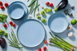 Palmer Serviesset Antigo Porselein 6-persoons 24-delig Lichtblauw -Servies Serie Winkel 1200x800 100