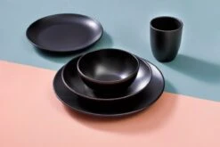 Mammoet Serviesset Moon Stoneware 6-persoons 24-delig Zwart -Servies Serie Winkel 1200x800 105