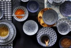 Tokyo Design Studio Nippon Blue Sushiserviesset - Porselein - 6 Delig - 2 Persoons -Servies Serie Winkel 1200x819 2