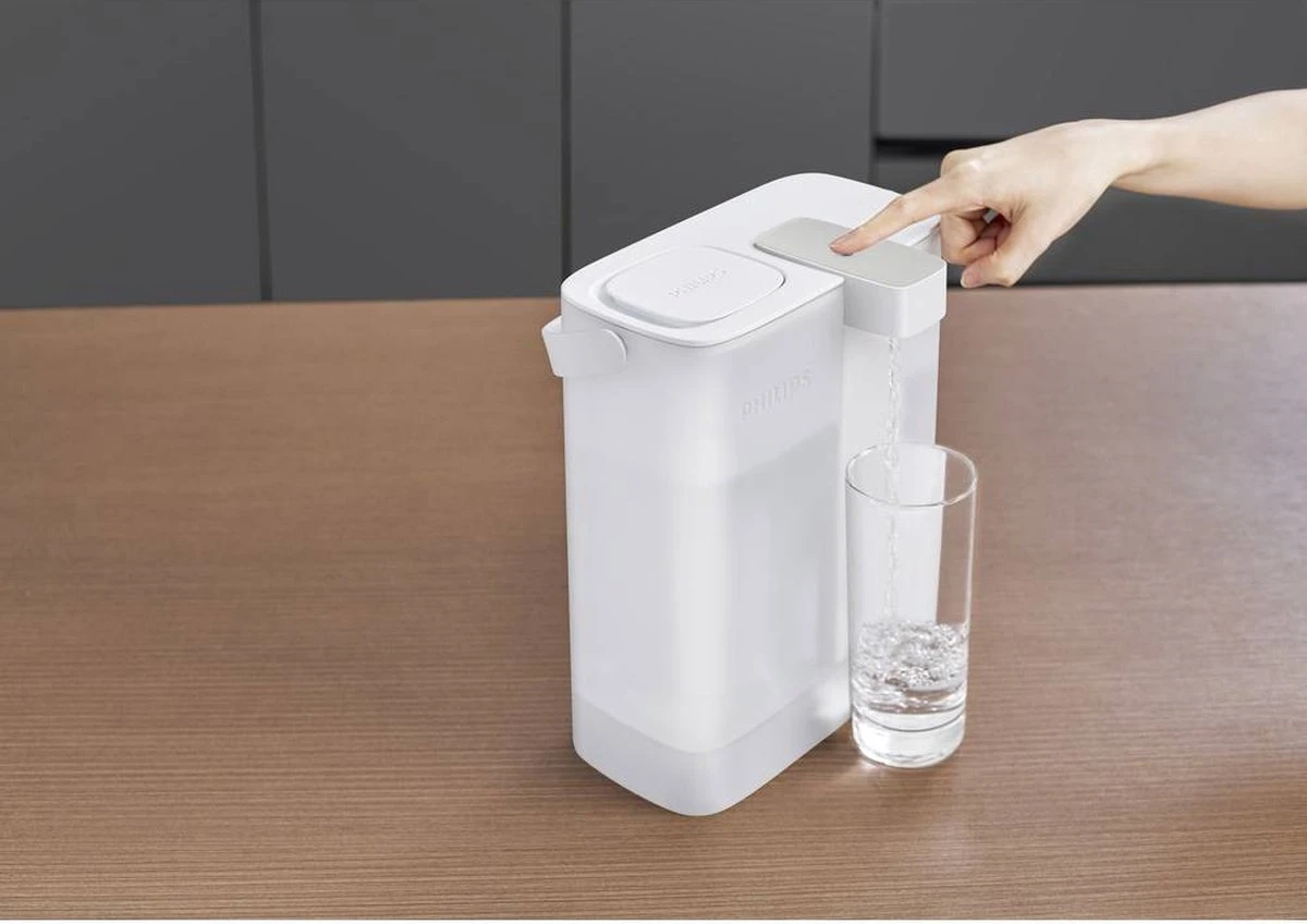 Philips Water Instant Water Filter - 3 L Inhoud, 1 L/min Snelle Doorstroming, Oplaadbaar Via USB-C 10 Philips Water Instant Water Filter - 3 L Inhoud, 1 L/min Snelle Doorstroming, Oplaadbaar Via USB-C - Afbeelding 10