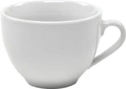 Merkloos Koffie Kopjes – Koffiekopjes – Koffiemokken – Cappuccino – Set Van 6 – Porselein – 250 Ml – Wit -Servies Serie Winkel 1200x857 2