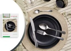 Magani - Zilveren Bestekset - Roestvrij Staal - 24-delig - Voor Zes Personen - PVD Coating -Servies Serie Winkel 1200x860 2