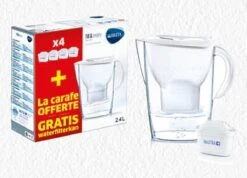 BRITA Waterfilterbundel Marella Cool White + 4 MAXTRA+ Filterpatronen -Servies Serie Winkel 1200x867