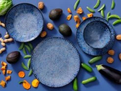 Palmer Serviesset Lester Stoneware 6-persoons 24-delig Zwart Blauw -Servies Serie Winkel 1200x898 3