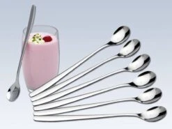 Dessertlepels - Cocktaillepels - IJslepels - Latte Macchiato Lepels - Yoghurtlepels - Set Van 6 Stuks -RVS (18/0) -19 Cm -Servies Serie Winkel 1200x900 128