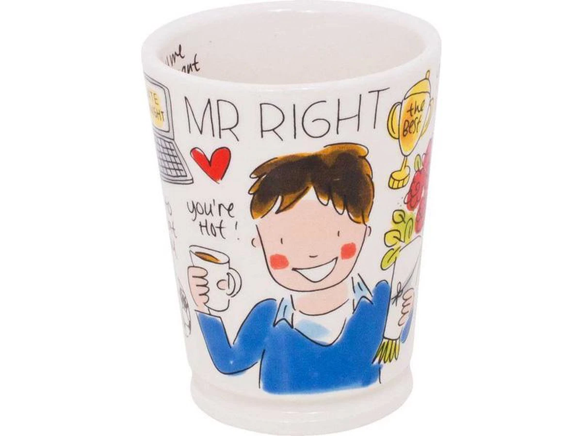 Blond Amsterdam - Specials - Beker XL - Mr Right - 0,5L 2 Blond Amsterdam - Specials - Beker XL - Mr Right - 0,5L - Afbeelding 2