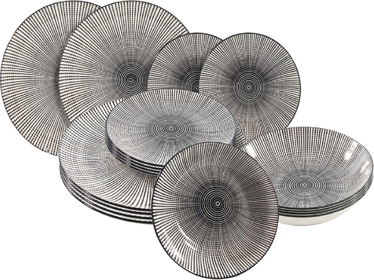 Studio Tavola Serviesset In-Line 18-Delig 2 Studio Tavola Serviesset In-Line 18-Delig - Afbeelding 2