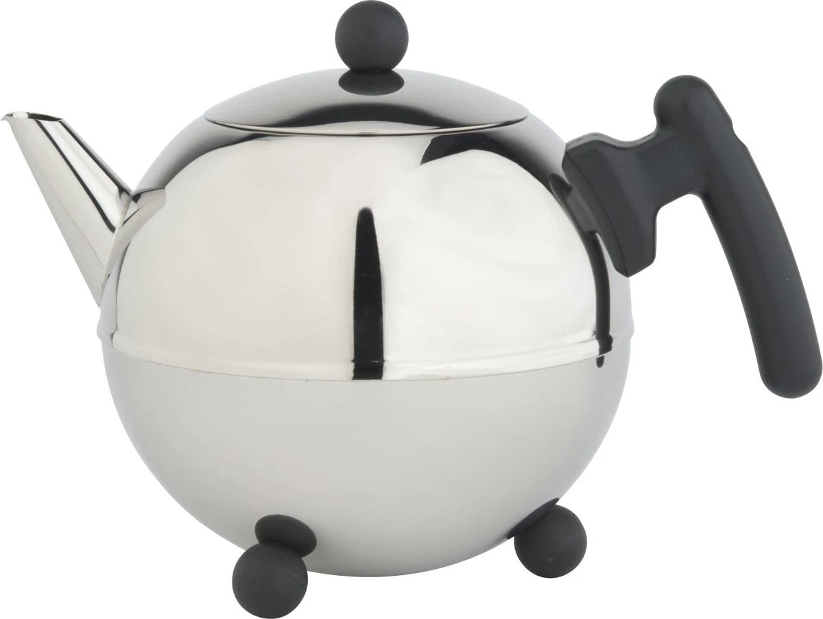 Bredemeijer - Theepot Bella Ronde 1,2L Zwart Beslag - Dubbelwandig 10 Bredemeijer - Theepot Bella Ronde 1,2L Zwart Beslag - Dubbelwandig - Afbeelding 10