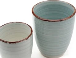 Koffiekopjes - Ocean Blue - Koffiebeker - Unieke Kleuren - Blauw - Set Van 12 Kopjes (ook Los Verkrijgbaar) - 160ML En 340ML - Porselein - Hip En Trendy -Servies Serie Winkel 1200x911 1