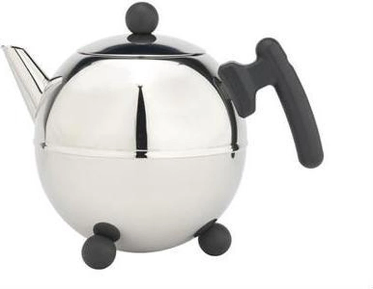 Bredemeijer - Theepot Bella Ronde 1,2L Zwart Beslag - Dubbelwandig 11 Bredemeijer - Theepot Bella Ronde 1,2L Zwart Beslag - Dubbelwandig - Afbeelding 11