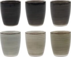 Koffiekopjes - Industrieel Grijs - Koffiebeker - Unieke Kleuren - Set Van 12 Kopjes (ook Los Verkrijgbaar) - 160ML En 340ML - Porselein - Hip En Trendy -Servies Serie Winkel 1200x969 2