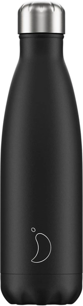 Chilly's Bottles Drink- & Thermosfles Monochroom - 500 Ml - Zwart 2 Chilly's Bottles Drink- & Thermosfles Monochroom - 500 Ml - Zwart - Afbeelding 2